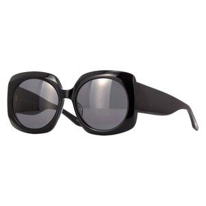 New BARTON PERREIRA x Sarah Hoover Delia Black Round BP0256/S 0GE Sunglasses Wom
